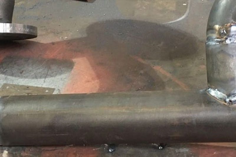 Gelast RVS-leidingwerk met flenzen